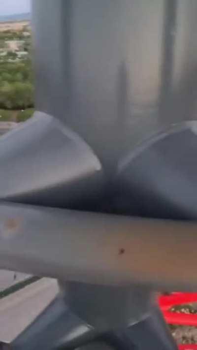 BASE jumping off of Tallest Rollercoaster in Europe