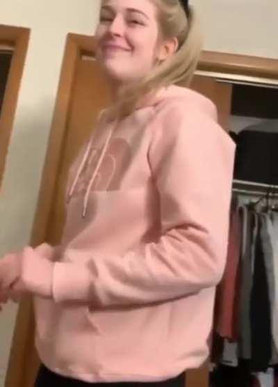 S sized sticker backfired a bit