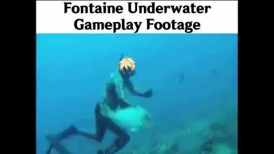 In Fontaine, Fishes catch you!