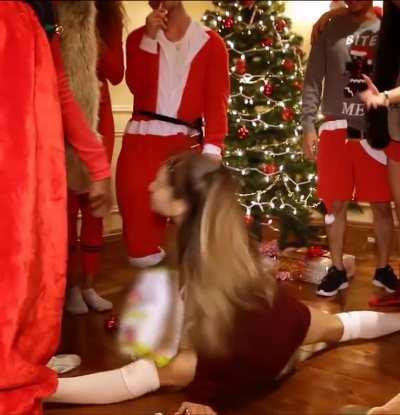 Ariana Grande - Christmas BTS 6 of 10 - Cropped, looped, brightened, slowed, Dain'd and AI'd