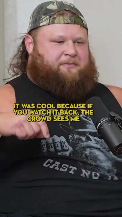 Otis saving Mandy Rose at the Royal Rumble 