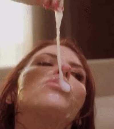 Adriana playing with your cum