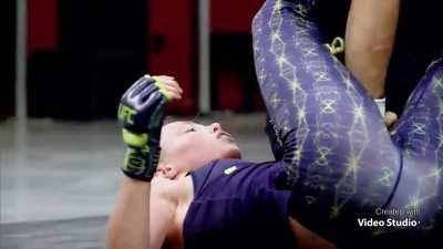 Rose Namajunas in see though leggings