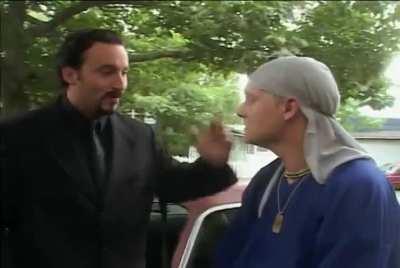 J-Roc making everyone break character for 2 minutes straight