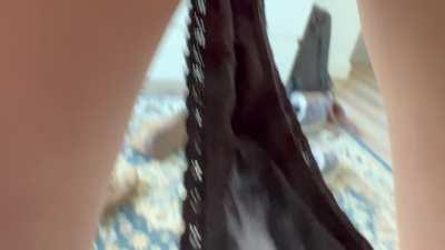 This happened when I got back home from being creampied by 7 guys... Do you think is too much making him cleaning that...