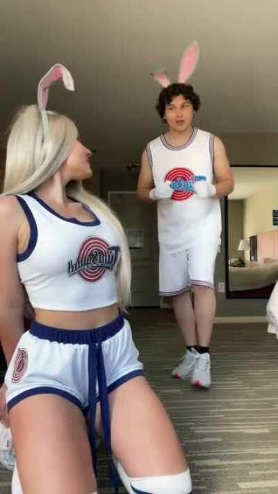 Now all we need is a live action Space Jam with humans in animal costumes cause I think we found our Lola