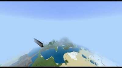 I made a minecraft drop edit with the tutorial worlds of 4J Studios and with the help from a friend