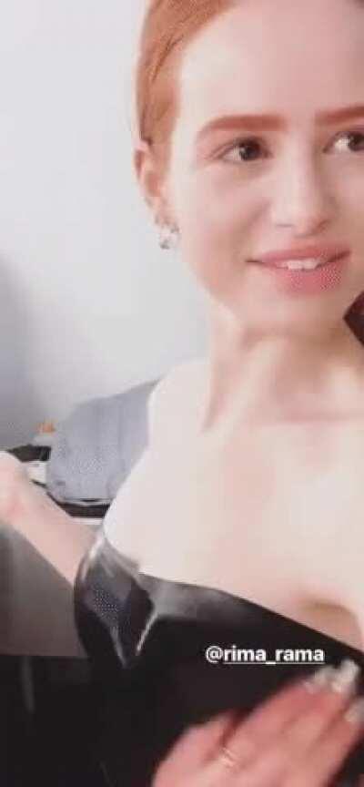 Career goals: getting to rub down Madelaine Petsch's chest