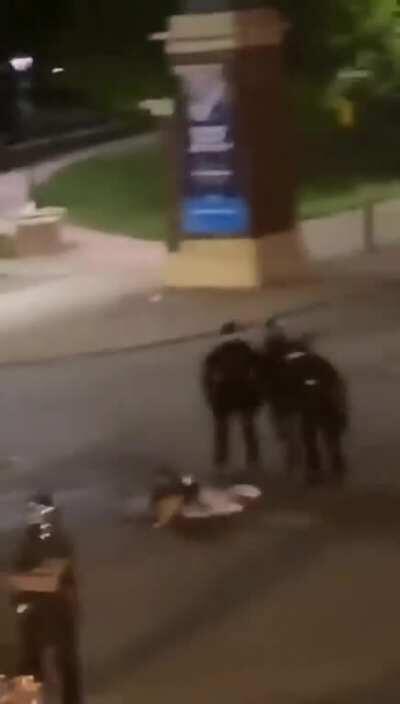 Girl gets maced and kicked while down. It's not just big cities. Erie, PA.