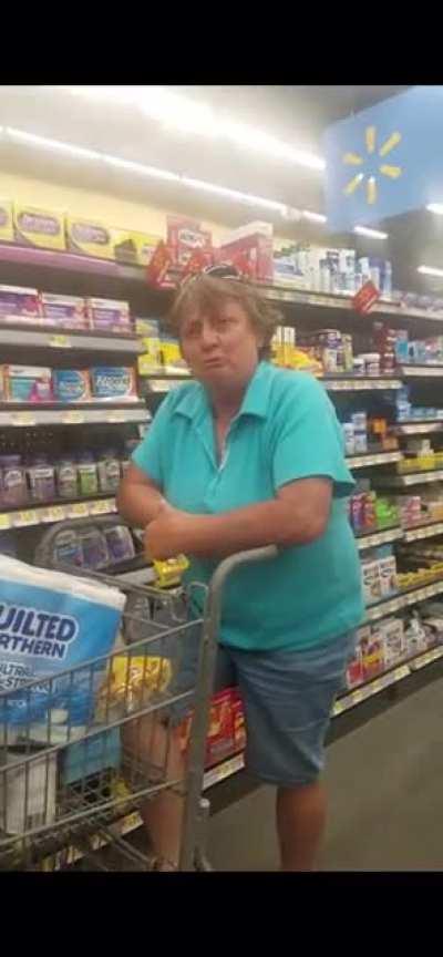 Racist lady at Walmart.