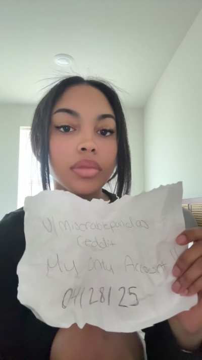 VERIFICATION PROOF APRIL 2025, I DO NOT HAVE AN X ACCOUNT CURRENTLY, MINE GOT SUSPENDED.  If you see any accounts of me on twitter, REPORT.