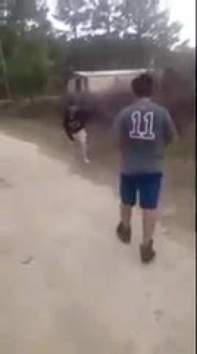 knocked that mans soul out