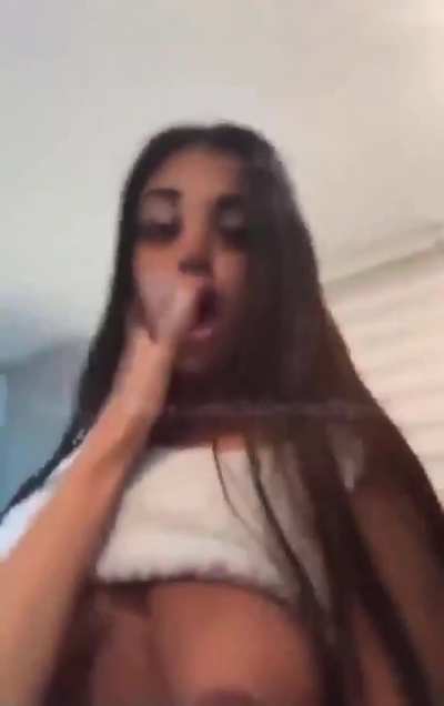 Hot thick brown girl blowjob and riding