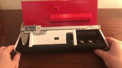 Just finished this spring-loaded caliper case/stand. Hope you all like it!