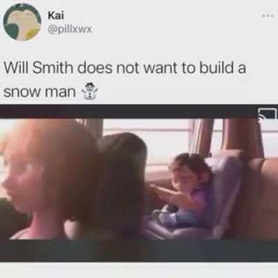 Will Smith doesn't want to build a snowman