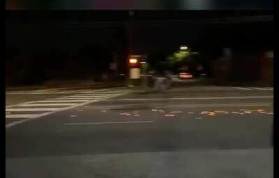 Truck plows through BLM protest in Portland Aug 5, 2020