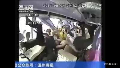 Bus accident in China
