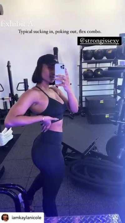 Bubble booty in leggings