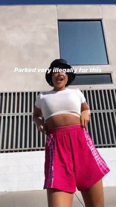 Lil ass shake pink shorts