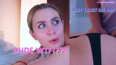 Sure, it was all act for the camera.