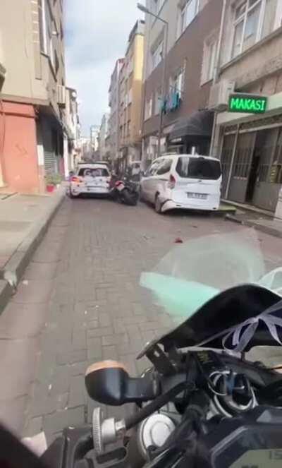 Do idiots on motorbikes count?