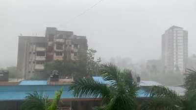 Showers in Mumbai.