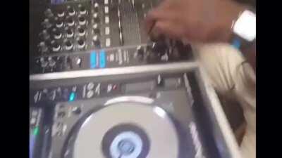 Me sitting close enough to the pillars to hear the music but not die