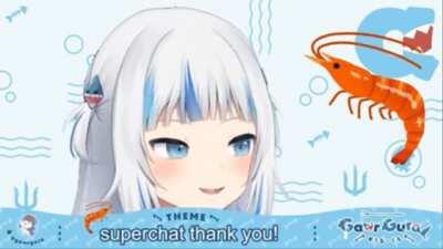 Gura sang a little bit of ZZZ and I made a clip of it