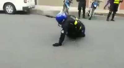WCGW if I jump out of a speeding Motorcycle