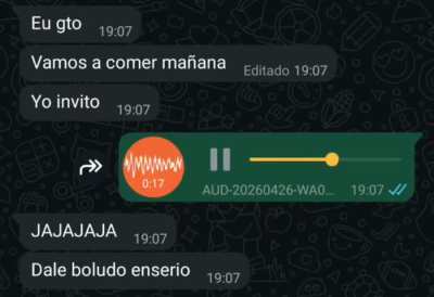 Mientras no haya ningún imprevisto...