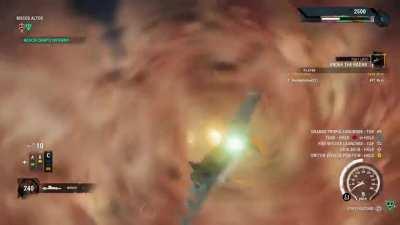 [Just Cause 4] Accurate representation of a plane taking off