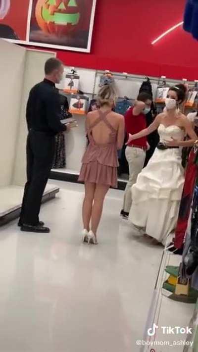 We are getting married right now!