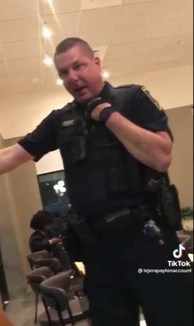 Told to leave for video recording. Passive aggressiveness detected