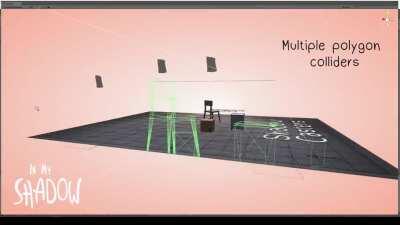 Creating colliders from shadows using projection