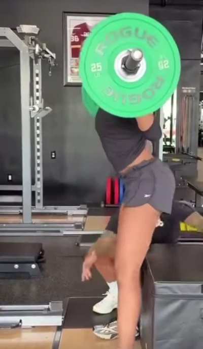 That trainer lucky asf - Angel Reese working out