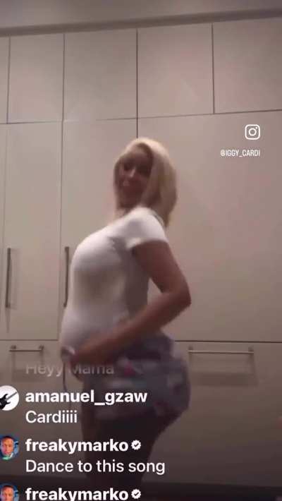 Cardi B on Instagram live