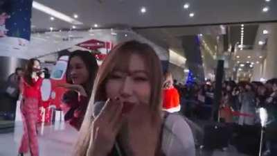 Handong being adorable