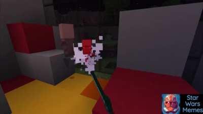 I made anakin killing younglings but in minecraft