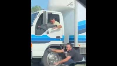 He tried to hold on but his legs paid the price