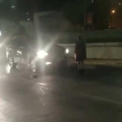 Don’t stand in front of traffic