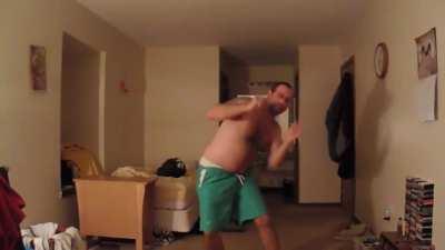 Beat the game, decided to dance to my favorite track from the game as celebration