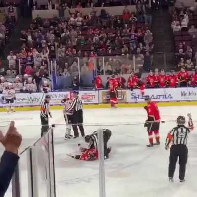 He was loading that one punch the whole fight