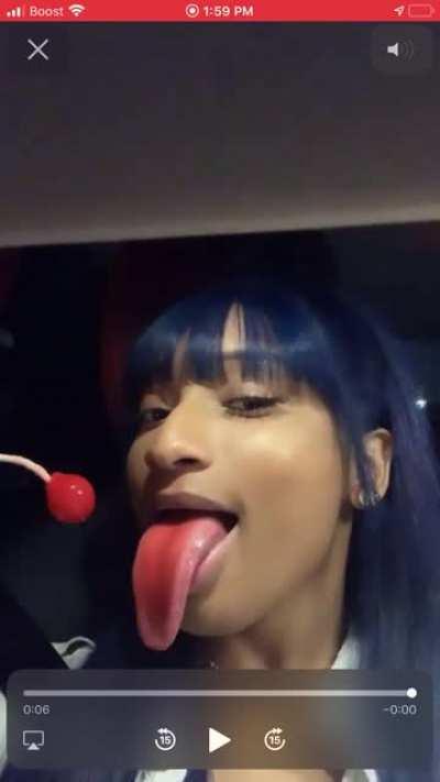 It’s the tongue for me