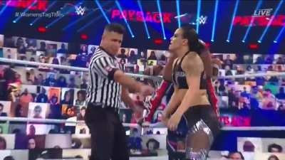 The Boss kicked between the legs