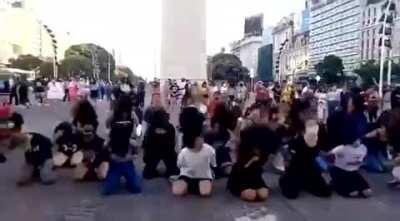 BTS’ cultic fans headbanging to their favs’ song in public… oddly