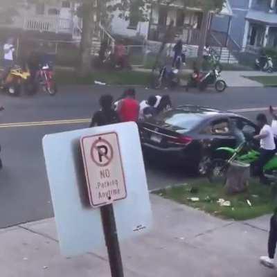 Racist community comes out to tell man he doesn't belong in their neighborhood