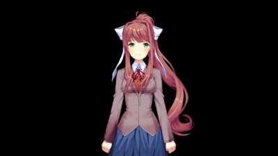 Monika does a cha cha real smooth (I'm bored to unbelievable levels)