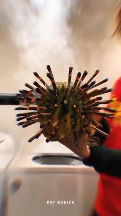 What's the weirdest way you've smoked ?