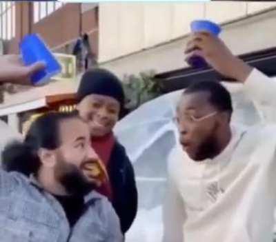 Nothing like sharing your magic skills with the lads