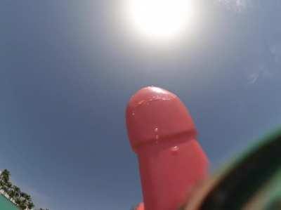 Brought one of those full face snorkel helmets with a GoPro attachment to Aruba. Ended up shooting the whole snorkel backwards (I was using the GoPro Max) and have 30 minutes of THIS lovely angle. Not exactly the footage I wanted popping up while editing 